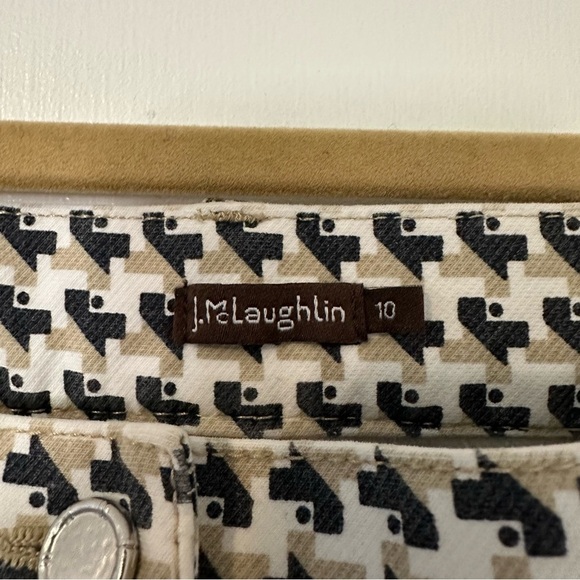 J. McLaughlin Women’s Printed Jeans Zipper Pockets Hem 10 - Picture 5 of 6